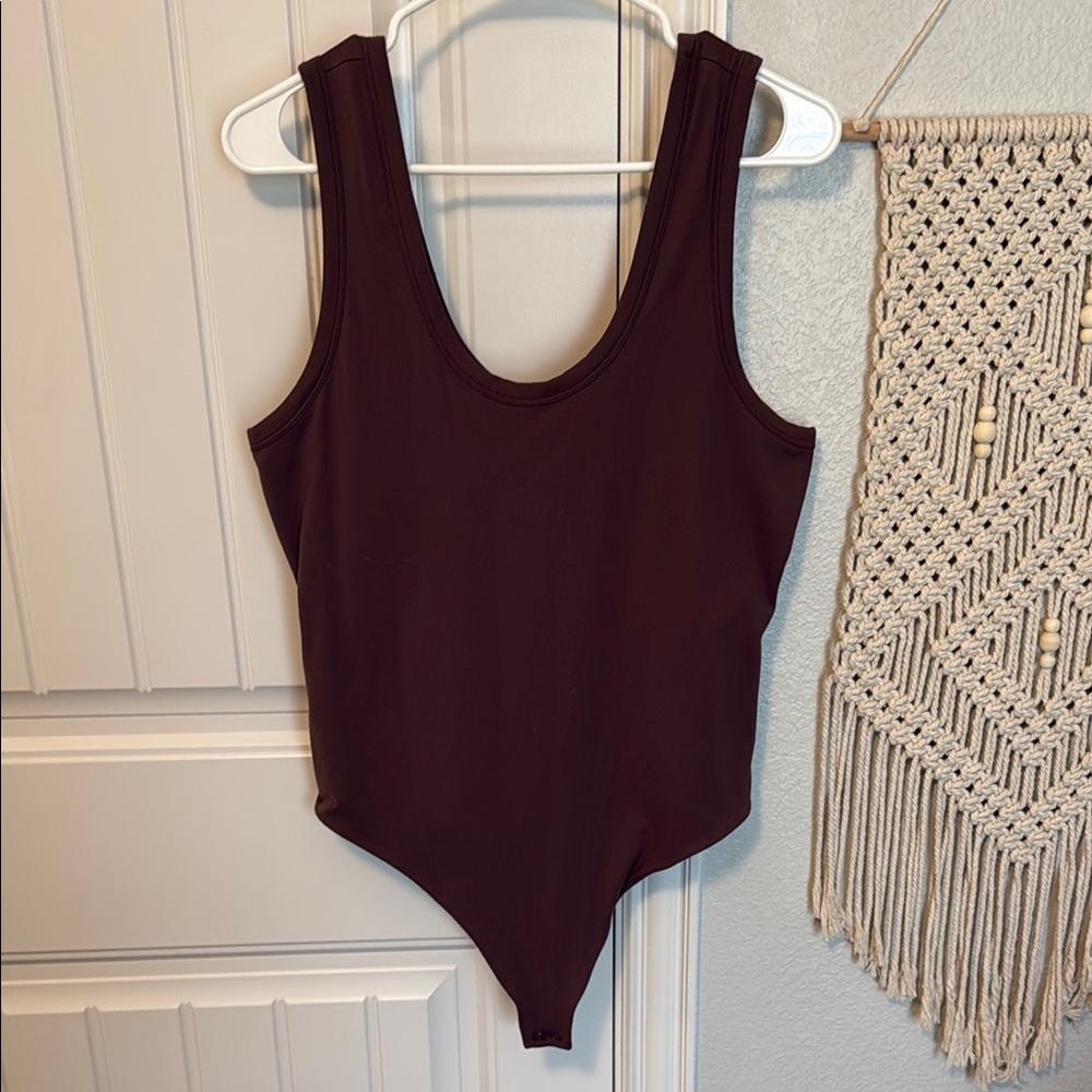 Nuuds Brown One-Piece Bodysuit size XL